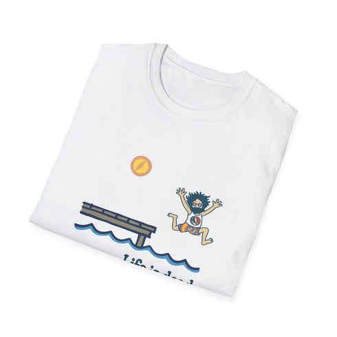 Grateful Dead - Life is dead. Jerry's Playin' At the Lake T-Shirt - StealieShop
